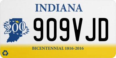 IN license plate 909VJD