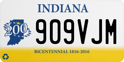 IN license plate 909VJM