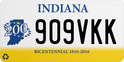 IN license plate 909VKK