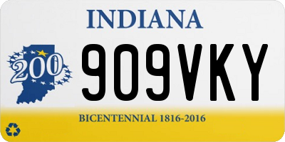 IN license plate 909VKY