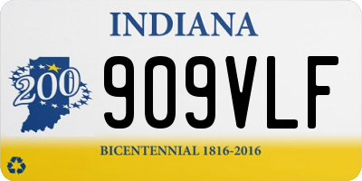 IN license plate 909VLF