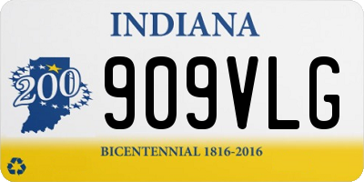 IN license plate 909VLG
