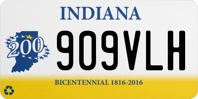 IN license plate 909VLH