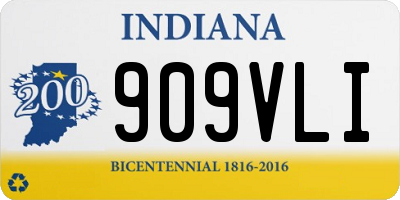 IN license plate 909VLI