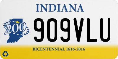 IN license plate 909VLU