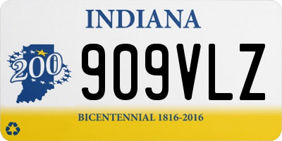 IN license plate 909VLZ