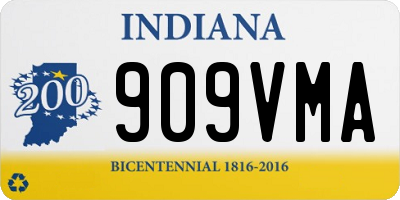 IN license plate 909VMA