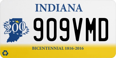 IN license plate 909VMD