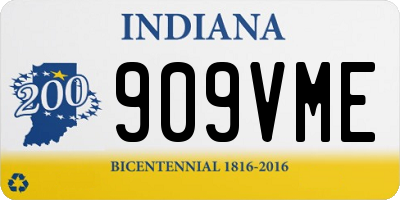 IN license plate 909VME