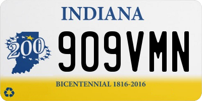 IN license plate 909VMN