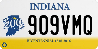 IN license plate 909VMQ