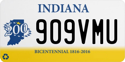 IN license plate 909VMU