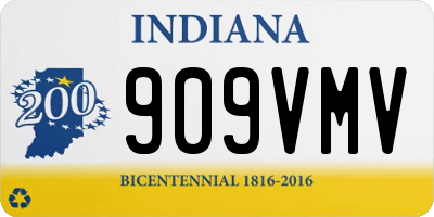 IN license plate 909VMV