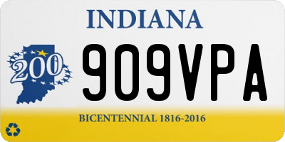 IN license plate 909VPA