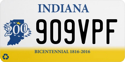 IN license plate 909VPF