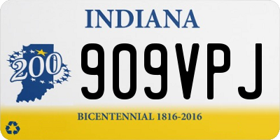 IN license plate 909VPJ