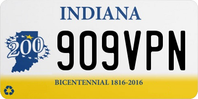 IN license plate 909VPN