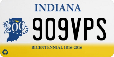 IN license plate 909VPS