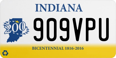 IN license plate 909VPU