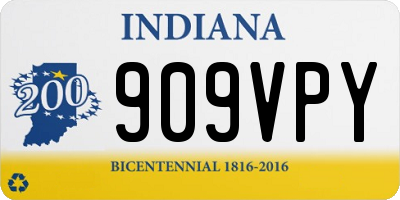 IN license plate 909VPY