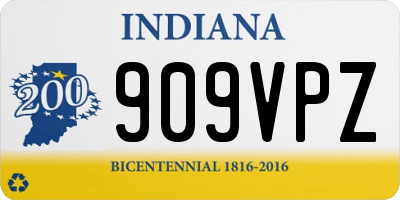 IN license plate 909VPZ