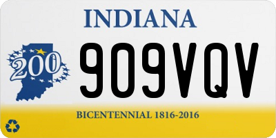 IN license plate 909VQV
