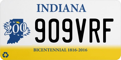 IN license plate 909VRF