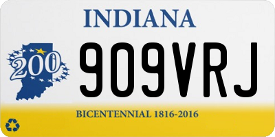 IN license plate 909VRJ