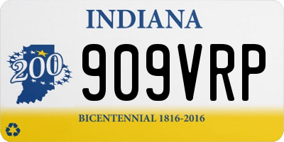 IN license plate 909VRP