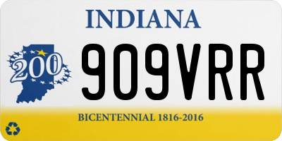 IN license plate 909VRR