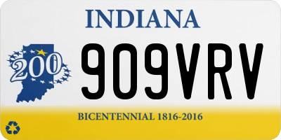 IN license plate 909VRV