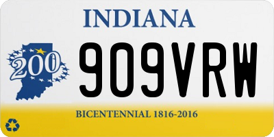 IN license plate 909VRW