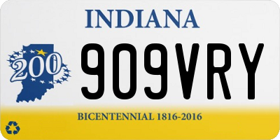 IN license plate 909VRY
