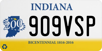 IN license plate 909VSP