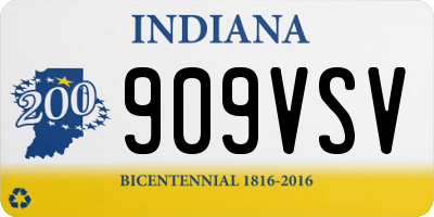 IN license plate 909VSV