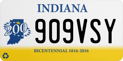 IN license plate 909VSY
