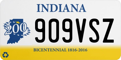 IN license plate 909VSZ