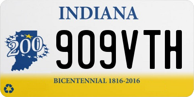 IN license plate 909VTH