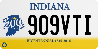 IN license plate 909VTI