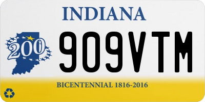 IN license plate 909VTM