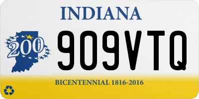 IN license plate 909VTQ