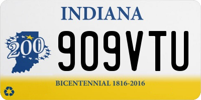 IN license plate 909VTU
