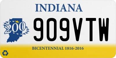 IN license plate 909VTW