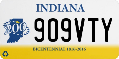 IN license plate 909VTY