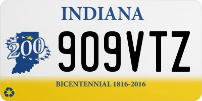 IN license plate 909VTZ