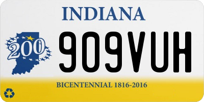 IN license plate 909VUH