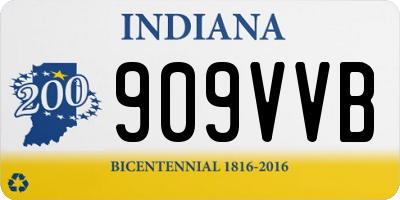 IN license plate 909VVB