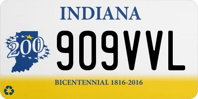 IN license plate 909VVL