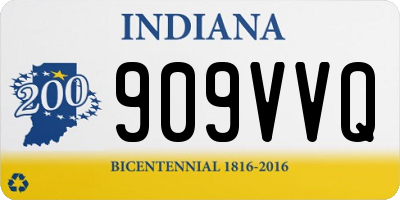 IN license plate 909VVQ