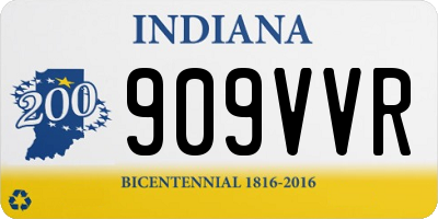 IN license plate 909VVR